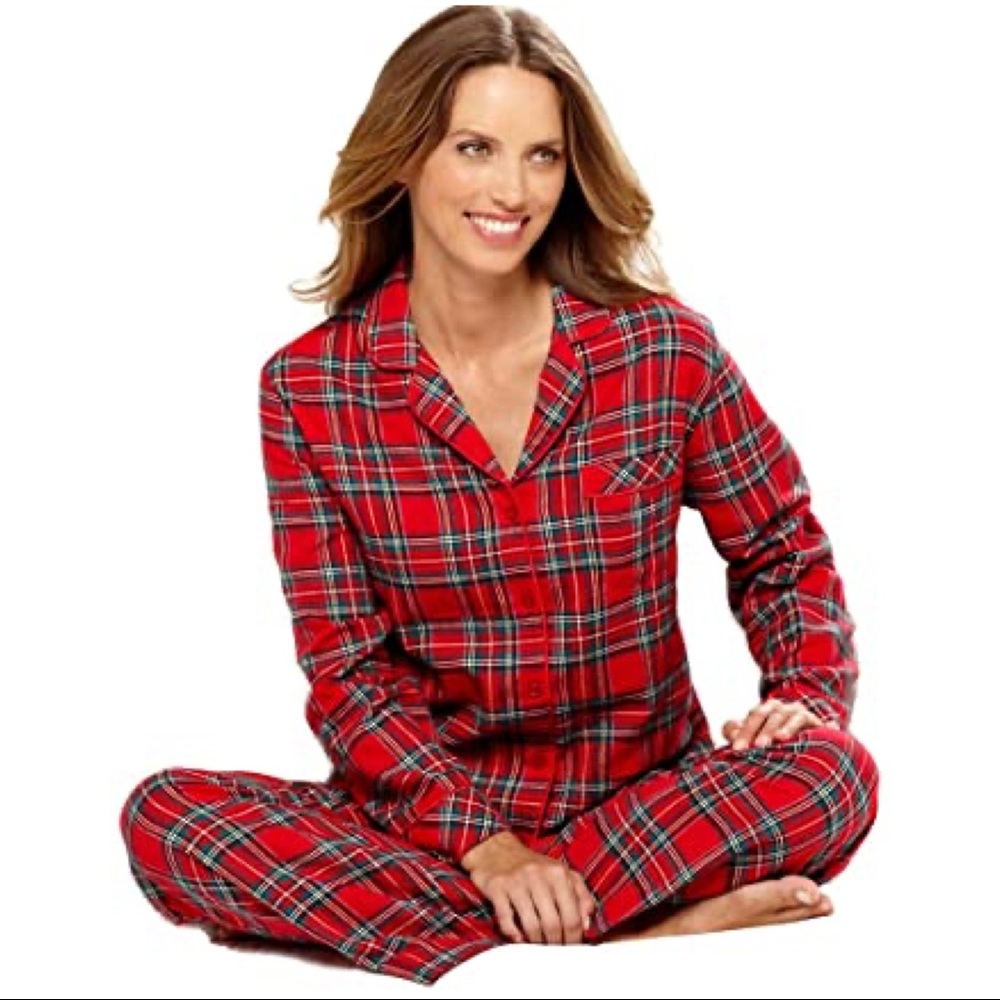 Charter Club Plaid Flannel Pajamas- New!